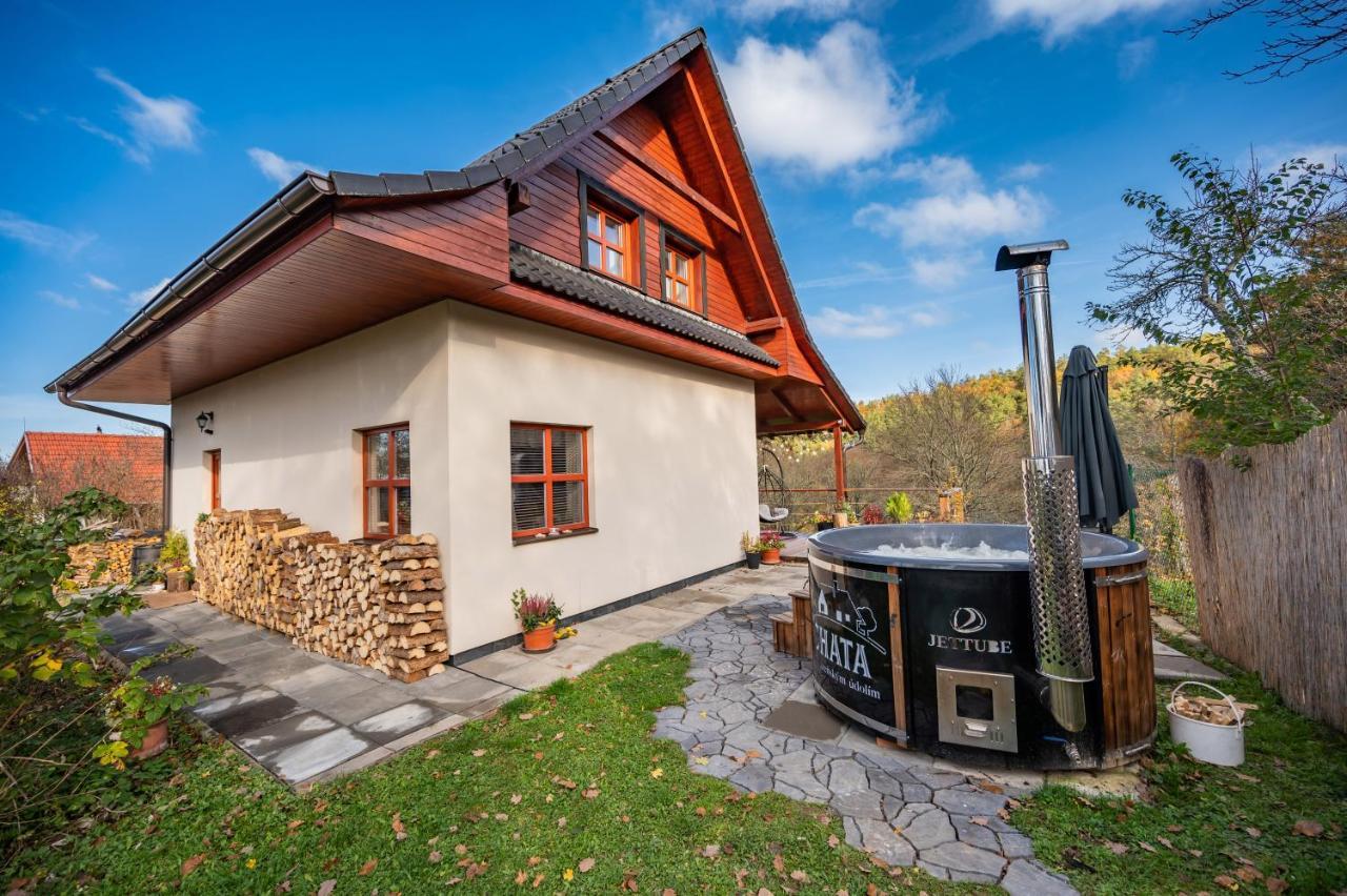 Chata Nad Lazenskym Udolim Luhačovice Exteriör bild
